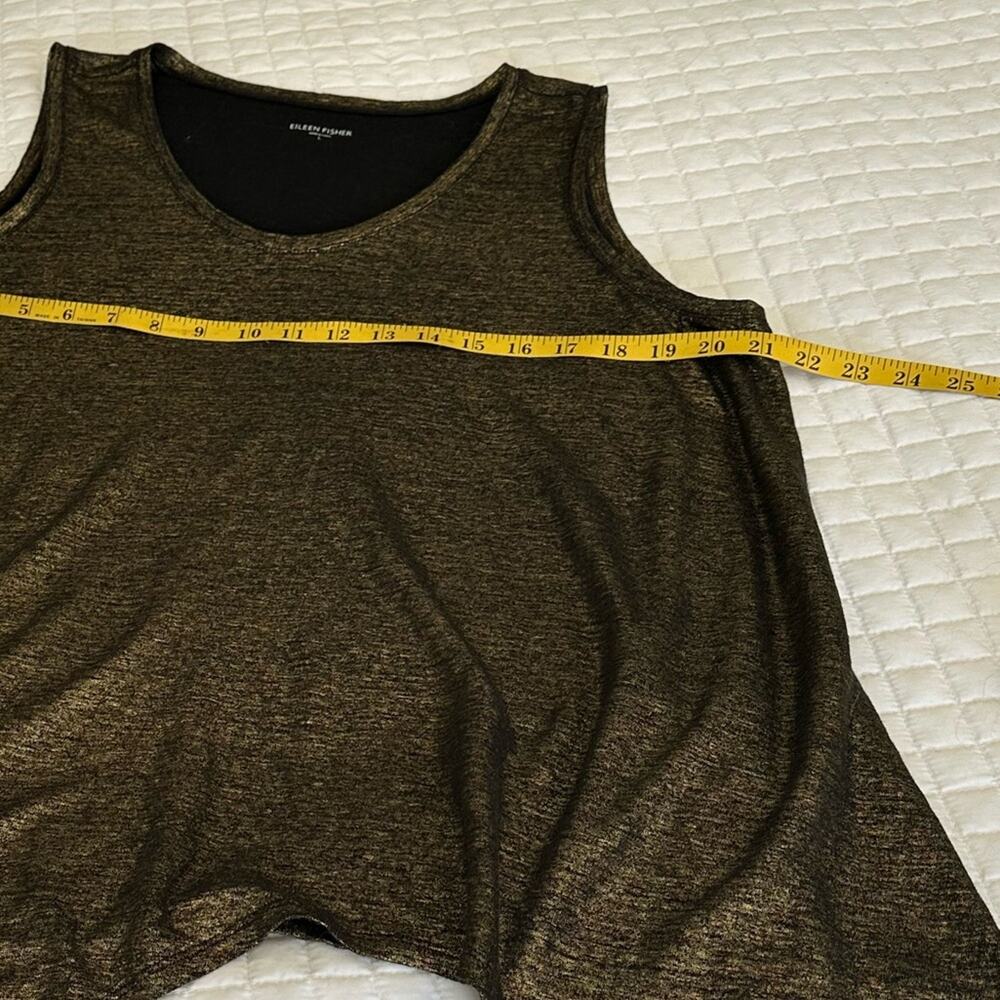 Eileen Fisher Metallic Gold Tank Top, size large - Picture 6 of 10
